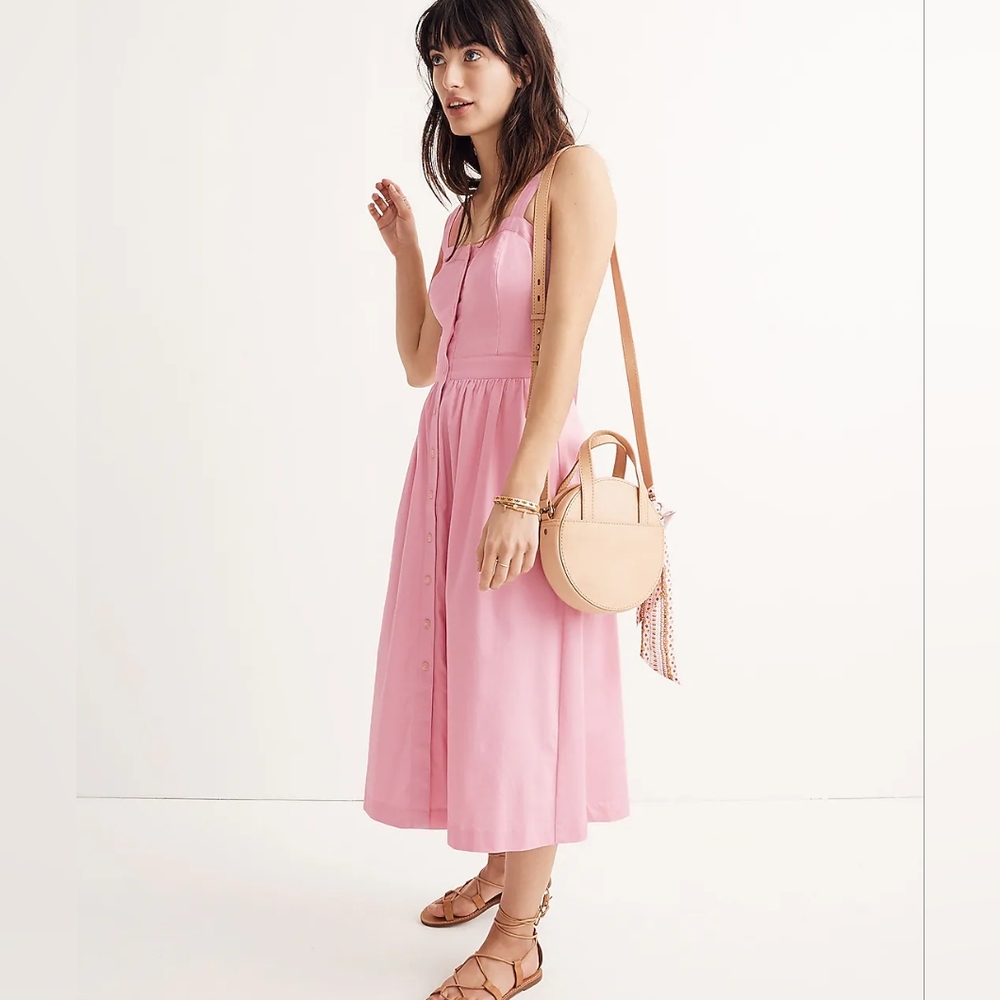 Madewell Fleur Bow-Back Dress